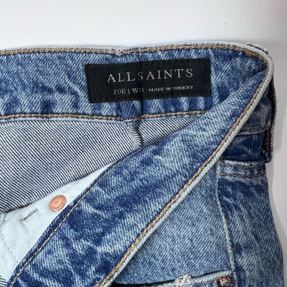 Allsaints denim women’s pants - Picture 3 of 4